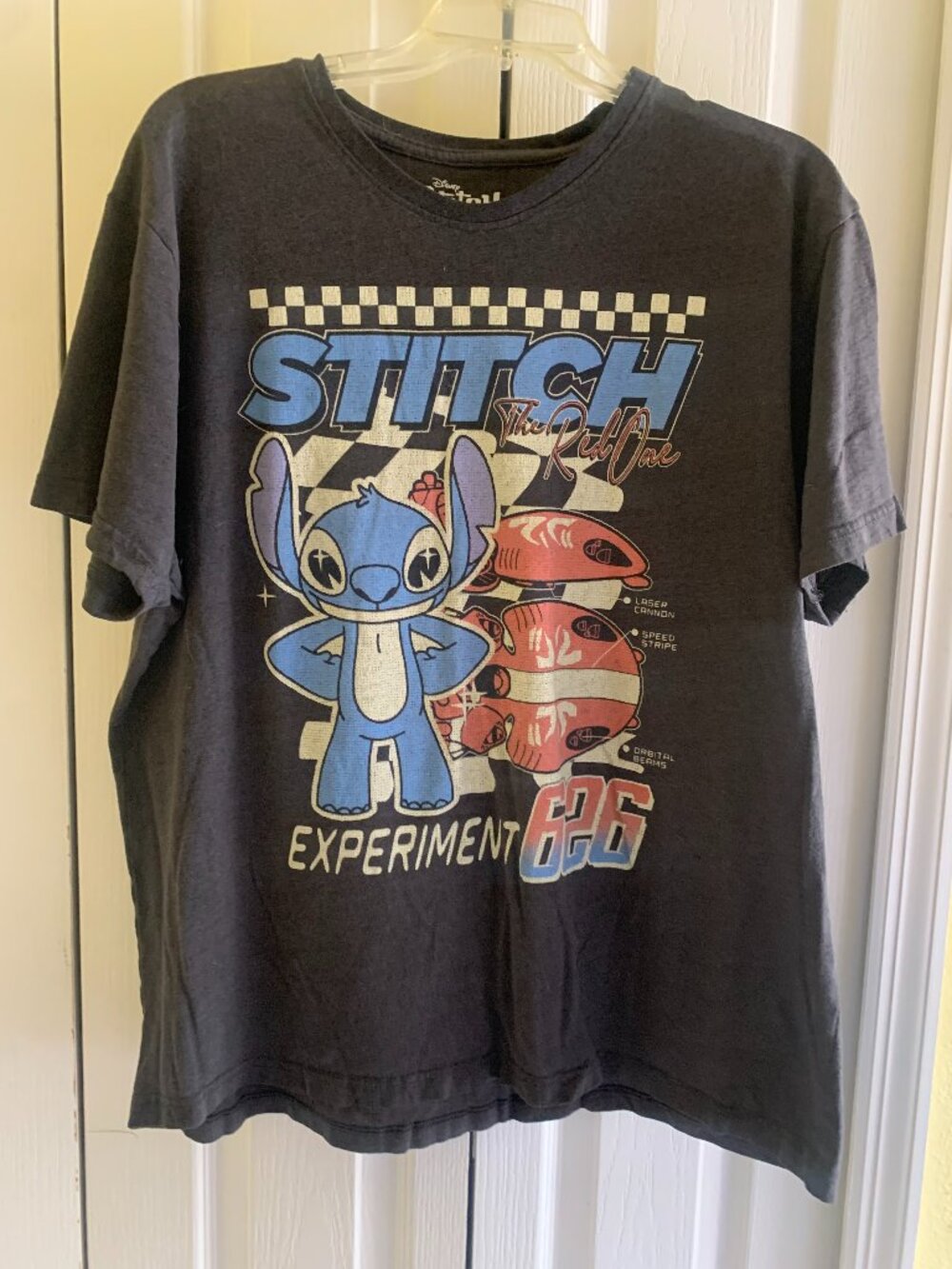 Disney Stitch "The Red One" Experiment 626 Graphic Short Sleeve Tee - Size XL